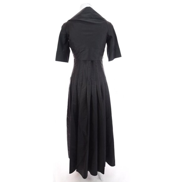 Calvin Klein Long Formal Black Sequin Pleated Ball Gown Dress Jacket Set Sz 6 - Picture 10 of 12